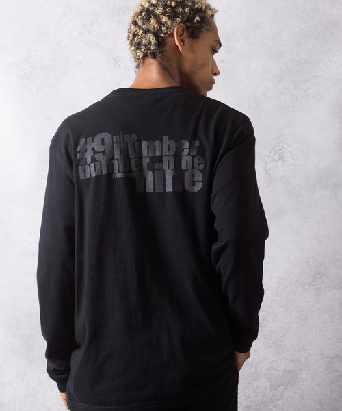 tシャツ N(N) number nine L/S T-SHIRT / N(N)ボックスロゴ 