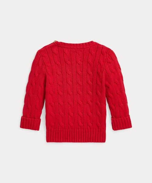 ニット Polo ベア ケーブルニット コットン セーター キッズ 