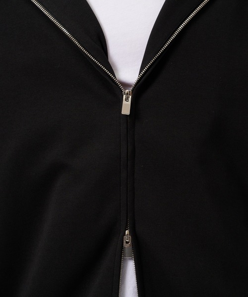 ATTACHMENT 黒 フルジップパーカー ATTACHMENT パーカー ZIP UP HOODIE メンズ : ZOZOTOWN Yahoo!店