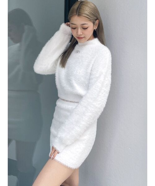 GYDA スカート シャギータイトスカートライクショートパンツ
