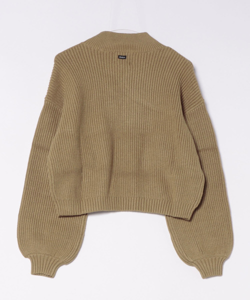 ニット セーター RVCA レディース DREAM CYCLE SWEATER セーター/ルーカローゲージモックネックセーター レディース セール】RVCA レディース DREAM CYCLE SWEATER セーター/ルーカ