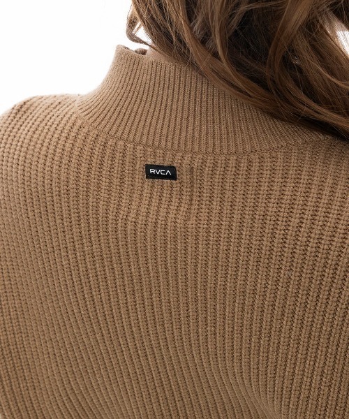 ニット セーター RVCA レディース DREAM CYCLE SWEATER セーター/ルーカローゲージモックネックセーター レディース RVCA ニット セーター レディース DREAM CYCLE SWEATER セーター