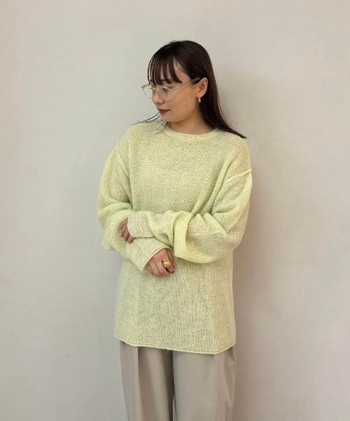 anuke ニット セーター Sheer Knit レディース : ZOZOTOWN Yahoo