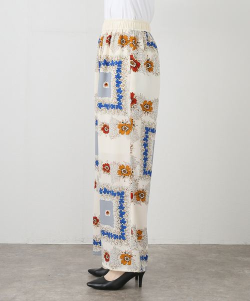 新品】IENA イエナ MONOボタニーパンツ 花柄パンツ 38 新品】IENA