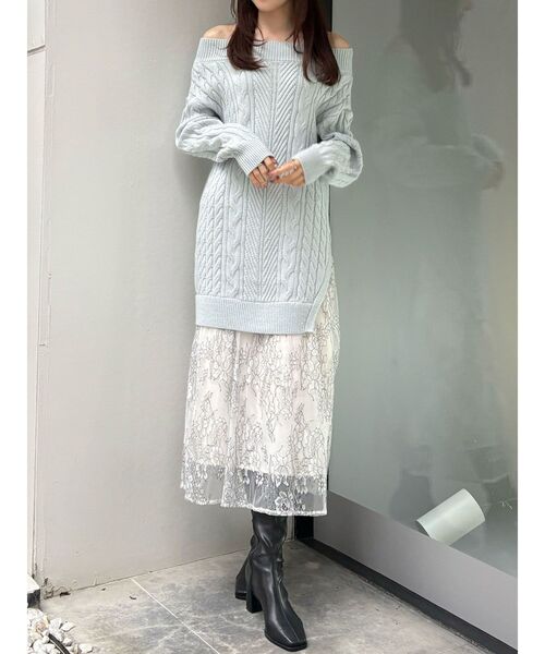 MERCURYDUO（マーキュリーデュオ） ワンピース レースドッキング