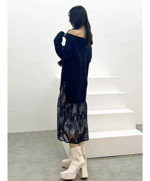 MERCURYDUO（マーキュリーデュオ） ワンピース レースドッキング