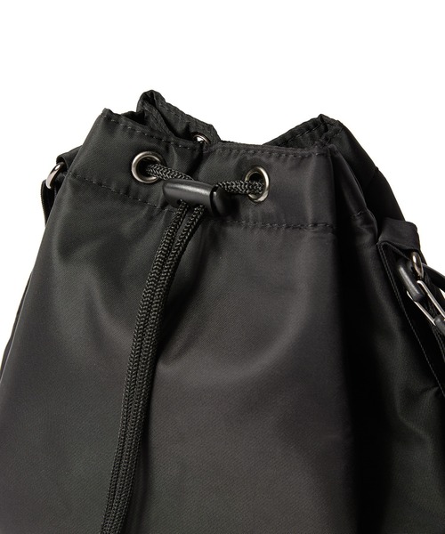 黒 ナイロン ショルダーバッグ　meltum meltum ショルダーバッグ POUCH SHOULDER BAG / ポーチ