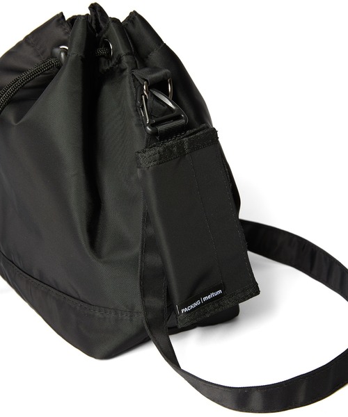 【美品】meltum メッセンジャーバック BLACK meltum CANVAS MESSENGER BAG キャンバスメッセンジャーバッグ
