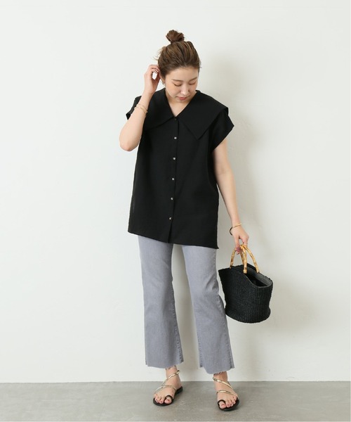 「journal standard L'essage」 ノースリーブブラウス FREE ブラック レディース JOURNAL STANDARD 「JOURNAL STANDARD」 ノースリーブブラウス