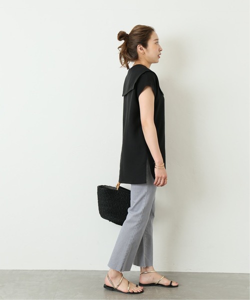 「journal standard L'essage」 ノースリーブブラウス FREE ブラック レディース journal standard L'essage 「journal L'essage」 ノースリーブ
