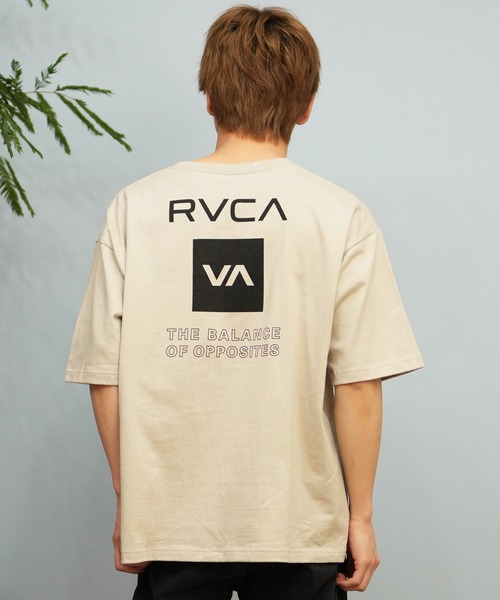正規店仕入れの RVCA tシャツ RVCA/ルーカ 半袖Tシャツ バックプリント BF041 トップス