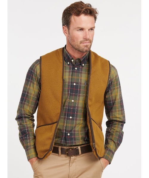 Barbour（バブアー） ベスト 42 ブラウン メンズ : ZOZOTOWN Yahoo!店