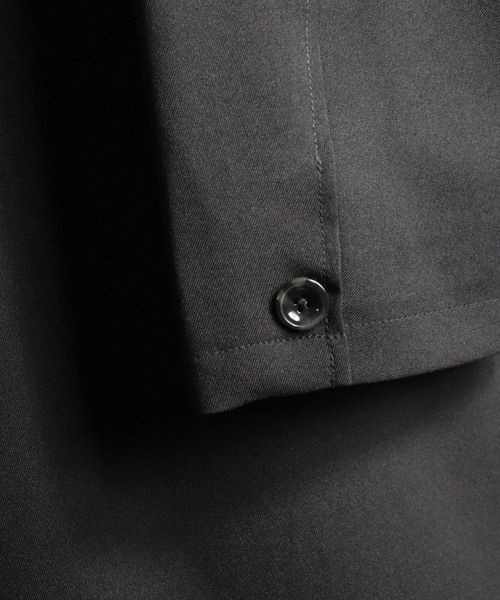 「Confirm」 ステンカラーコート L ネイビー メンズ_画像4