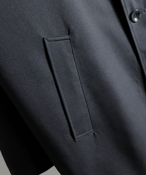 「Confirm」 ステンカラーコート L ネイビー メンズ_画像5