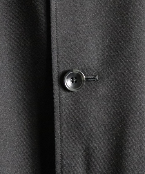 「Confirm」 ステンカラーコート L ネイビー メンズ_画像7