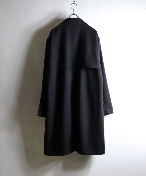 「Confirm」 ステンカラーコート L ネイビー メンズ_画像8