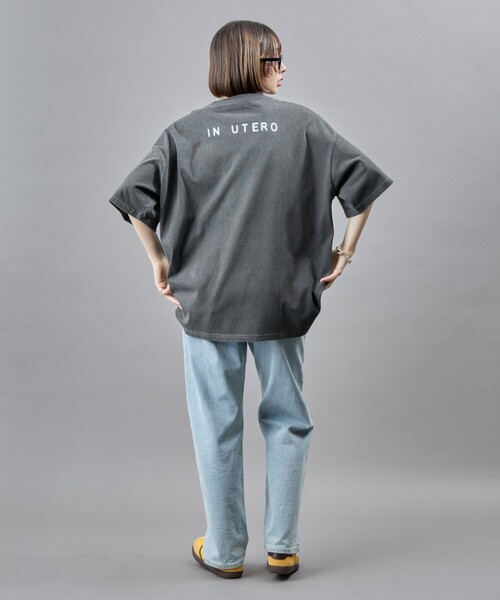 【新品未使用】アメリカ限定NIRVANA IN UTERO ダークグレーTシャツ 新品未使用】アメリカ限定NIRVANA IN UTERO ダークグレーTシャツ