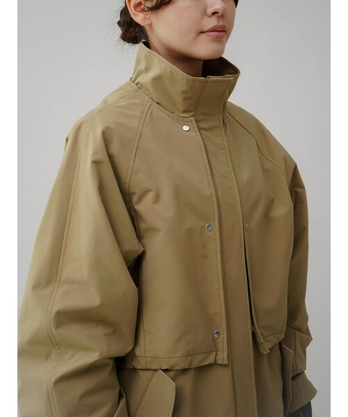 YORT コート アウター 「撥水・サステナブル」3wayレイヤーコート