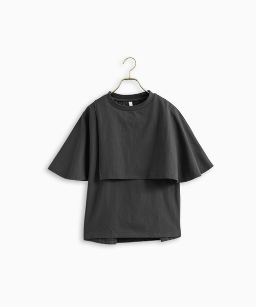 tシャツ 「KELEN / ケレン」 アシンメトリーフラップデザイン BUNON レディース Kelen tシャツ 「KELEN / ケレン」 アシンメトリーフラップ