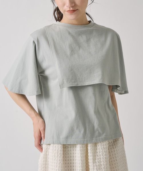 tシャツ 「KELEN / ケレン」 アシンメトリーフラップデザイン BUNON レディース Kelen tシャツ 「KELEN / ケレン」 アシンメトリーフラップ