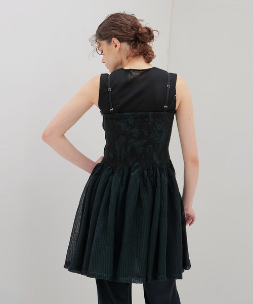 ODAKHA ワンピース / grunge flower flared dress(グランジ
