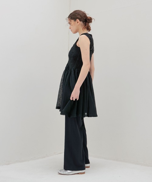 Elion Flower Satin Flared Dress ワンピース ODAKHA ワンピース / grunge flower flared dress(グランジ