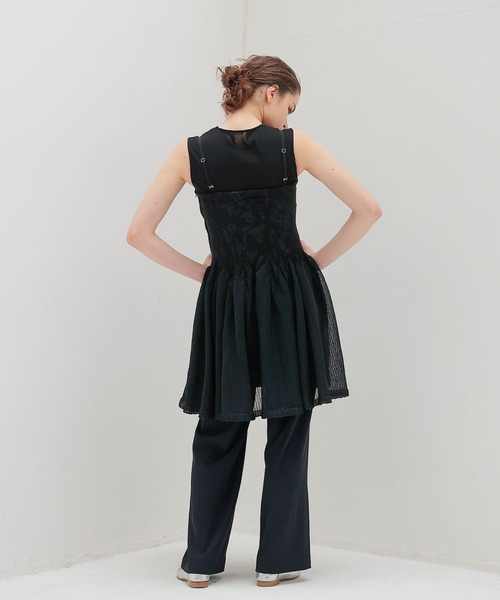 ODAKHA ワンピース / grunge flower flared dress(グランジ