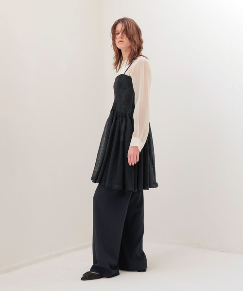 ODAKHA ワンピース / grunge flower flared dress(グランジ