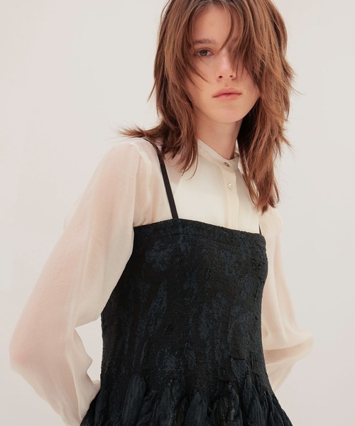 ODAKHA ワンピース / grunge flower flared dress(グランジ
