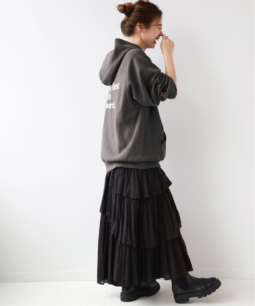 「JOURNAL STANDARD relume」 ジップアップパーカー FREE チャコールグレー レディース JOURNAL STANDARD relume 「JOURNAL relume」 ジップアップ
