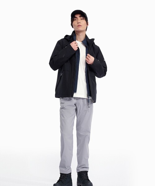 エーグル（AIGLE）/撥水 ソロテックス ストラップ テーパードパンツ / イージーパンツ AIGLE（エーグル） パンツ 撥水 ソロテックス ストラップ テーパード