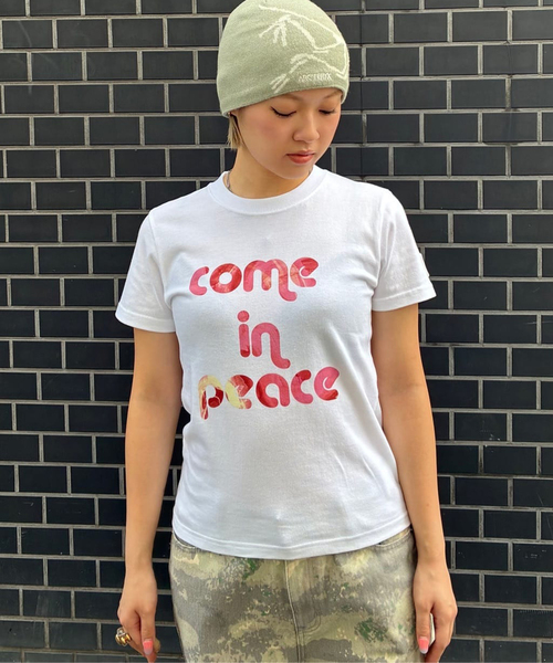 tシャツ 「irojikake/イロジカケ」Cip tiny T-shirt IG25SSTP21 レディース