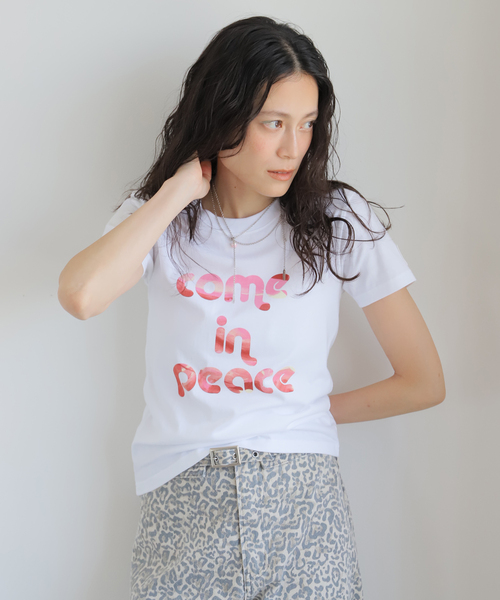 tシャツ 「irojikake/イロジカケ」Cip tiny T-shirt IG25SSTP21 レディース tシャツ 「irojikake/イロジカケ」Cip tiny T-shirt IG25SSTP21