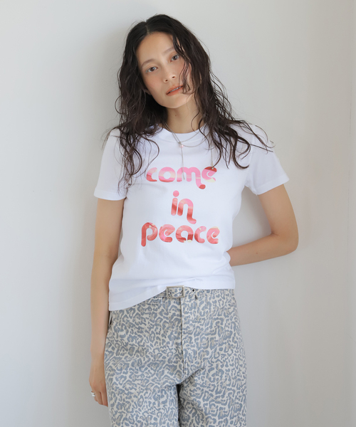 tシャツ 「irojikake/イロジカケ」Cip tiny T-shirt IG25SSTP21 レディース tシャツ 「irojikake/イロジカケ」Cip tiny T-shirt IG25SSTP21