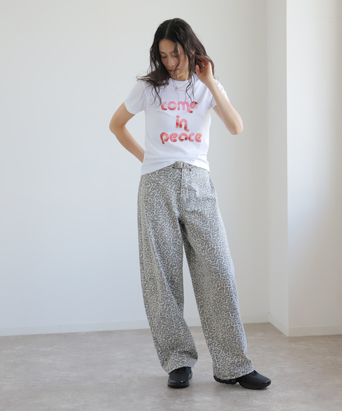tシャツ 「irojikake/イロジカケ」Cip tiny T-shirt IG25SSTP21 レディース tシャツ 「irojikake/イロジカケ」Cip tiny T-shirt IG25SSTP21