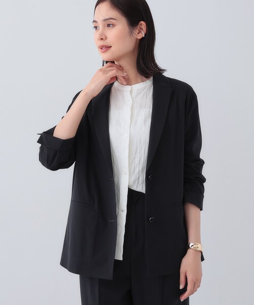 INDIVI（インディヴィ） スーツ 「日本製／SETUP可能」コットン混