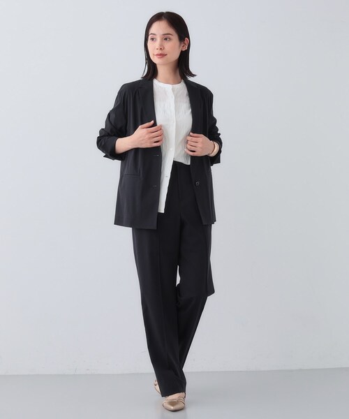 INDIVI（インディヴィ） スーツ 「日本製／SETUP可能」コットン混