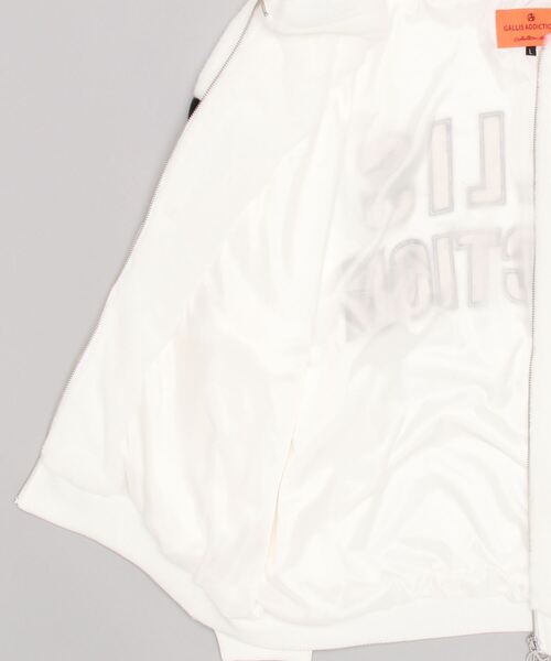 「GALLIS ADDICTION」 ジップアップブルゾン M ホワイト メンズ_画像3