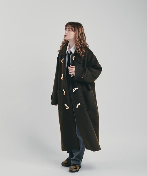 MUHET（ミュエータ） ダッフルコート X-LARGE ネイビー レディース