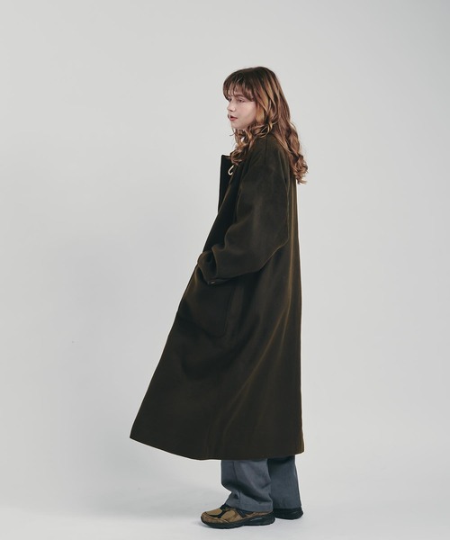 MUHET（ミュエータ） ダッフルコート X-LARGE ネイビー レディース