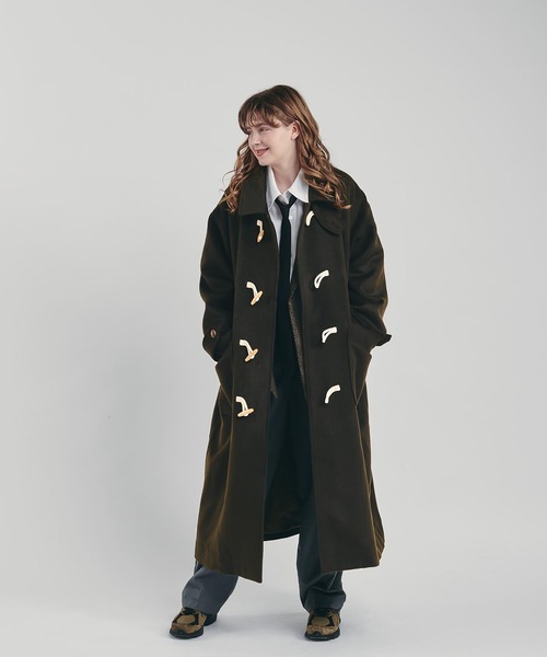 MUHET（ミュエータ） ダッフルコート X-LARGE ネイビー レディース