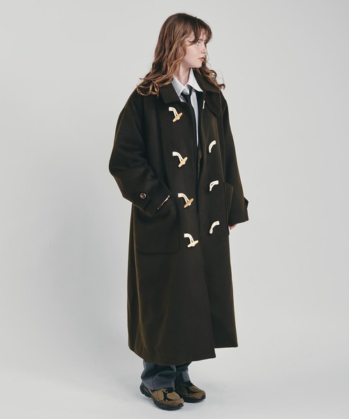 muhet(ミュエータ)ダッフルコートXLサイズ MUHET（ミュエータ） ダッフルコート X-LARGE ネイビー レディース