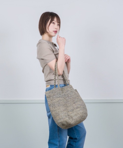 Made in Mada 手編みかごバッグ MADE IN MADA かごバッグ カゴバッグ 「MADE /メイドインマダ