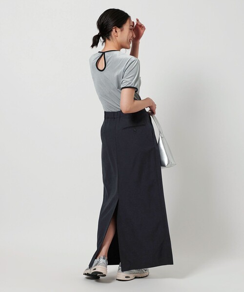 BEAUTY&YOUTH レーヨンブレンド タックスカート ―ウォッシャブル― BEAUTY＆YOUTH UNITED ARROWS スカート レーヨンブレンド