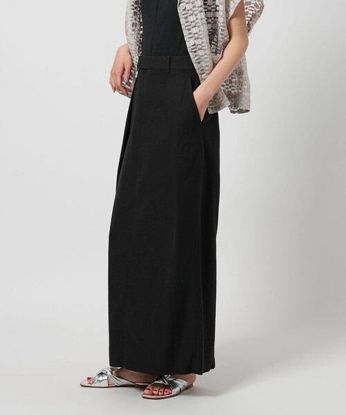 h beauty&youth レーヨンナイロンマキシスカート H BEAUTY&YOUTH UNITED ARROWS（エイチビューティーアンドユース
