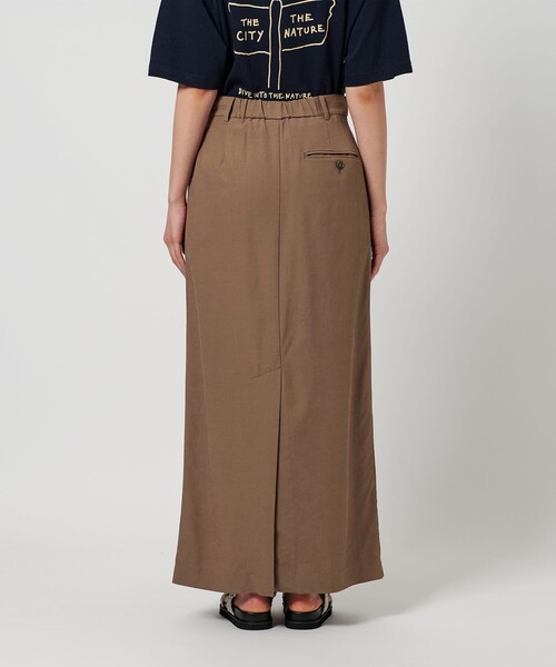 BEAUTY&YOUTH レーヨンブレンド タックスカート ―ウォッシャブル― BEAUTY＆YOUTH UNITED ARROWS スカート レーヨンブレンド