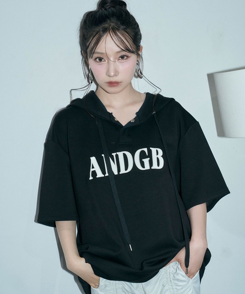 ANDGEEBEE パーカー UNISEX ポンチプルパーカー レディース
