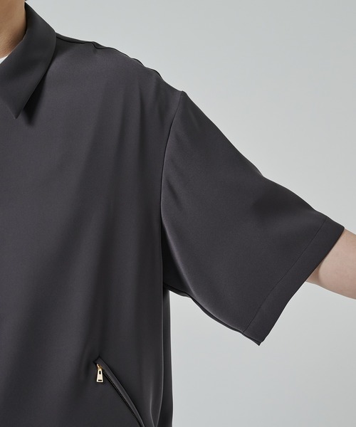 CULLNI コーチジャケット CULLNI シャツ 別注 SHORT SLEEVE COACH JACKET メンズ