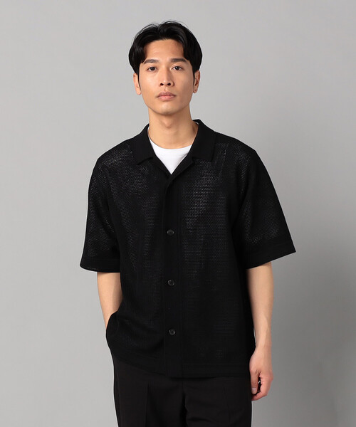 COMME CA MEN（コムサメン） セーター ニット 鹿の子透かし編み