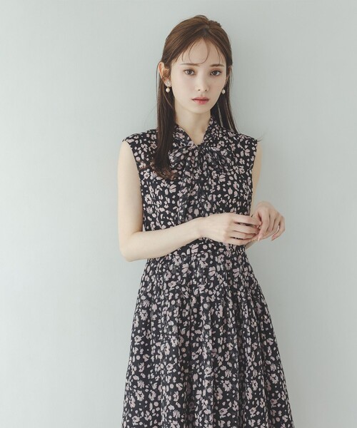 トッカ　フラワー　ワンピース TOCCA（トッカ） ワンピース FLOWER PETALS CARPET ドレス : ZOZOTOWN